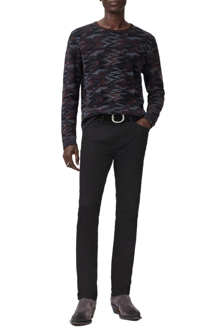 Caden Winter Pavement Organic Cotton Sweater, Alternate, color, NIGHT SKY
