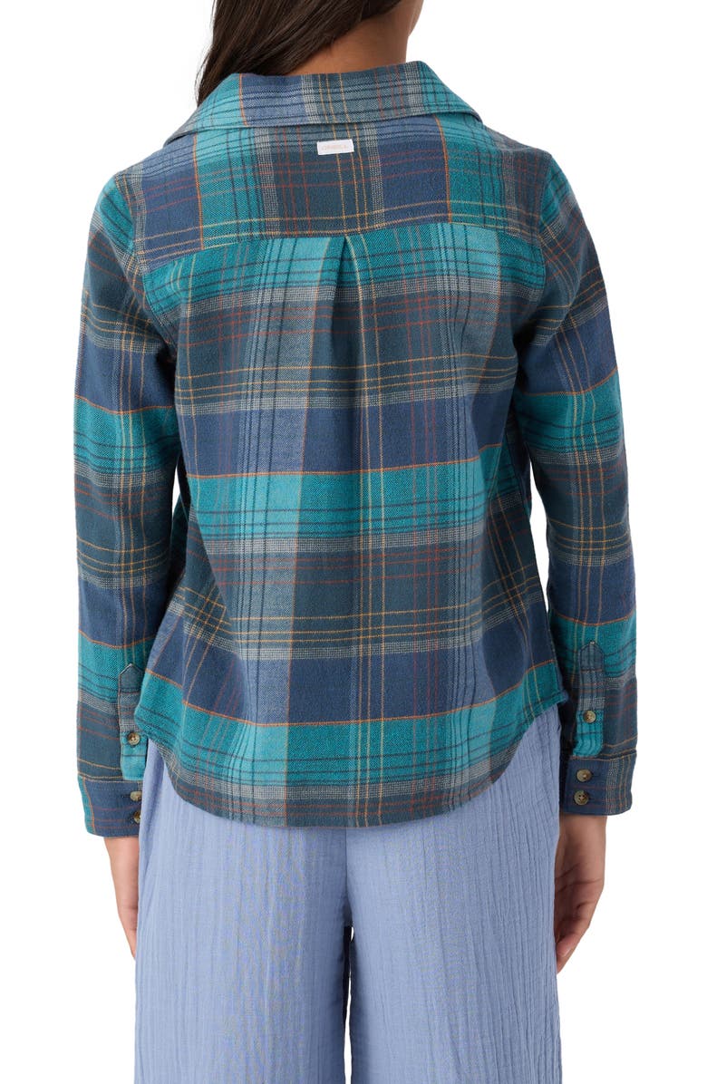O'Neill Kids' Lonnie Plaid Cotton Flannel Button-Up Shirt, Alternate, color,