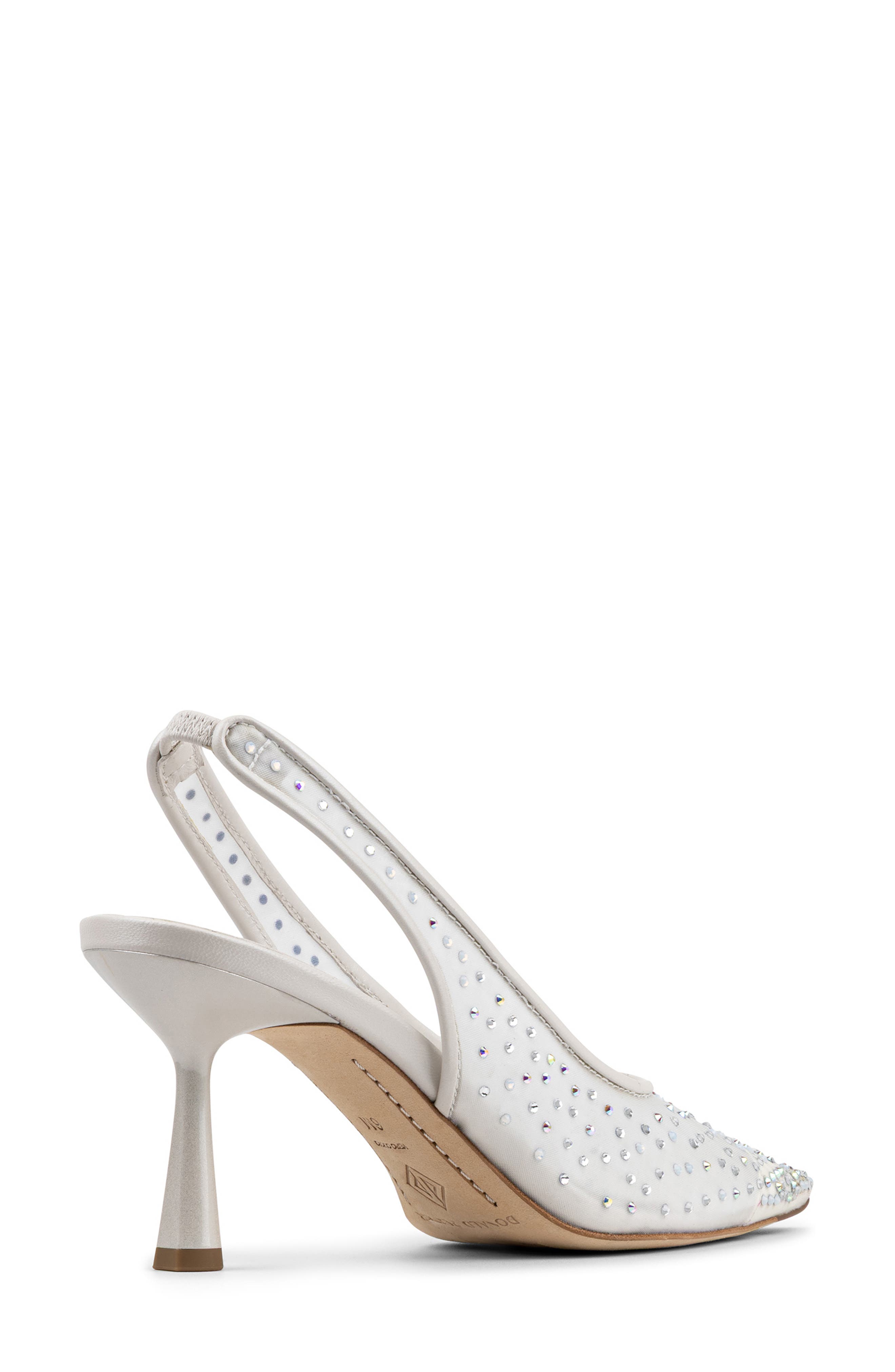 Donald Pliner Eloise Slingback Pointed Toe Pump, Alternate, color, Pearl
