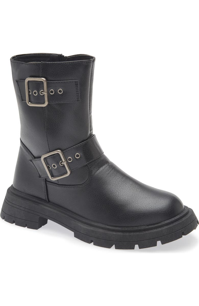 WILD DIVA LOUNGE Osaka Lug Sole Combat Boot, Main, color,