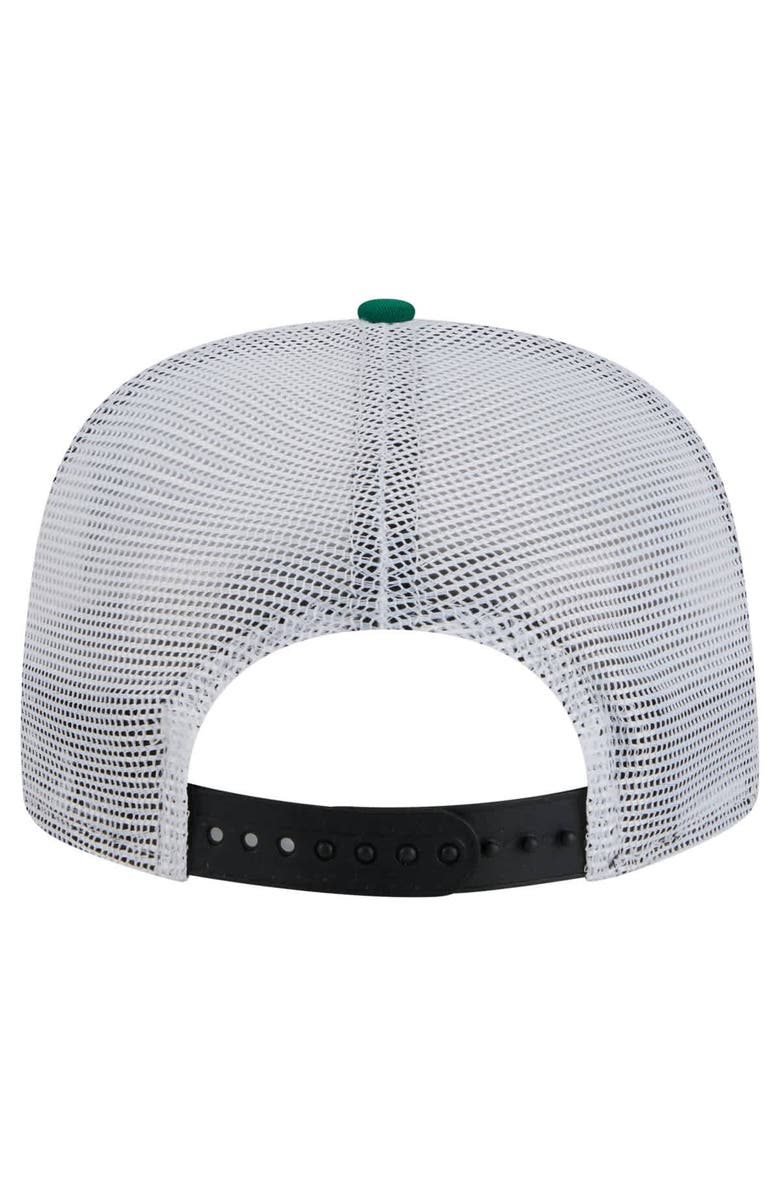 New Era Men's New Era Black/Kelly Green Boston Celtics Throwback Dye Golfer Snapback Hat, Alternate, color, Black