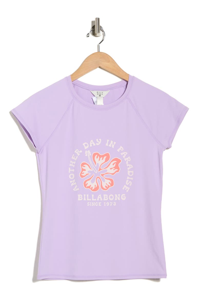 Beach Babe Rashguard Top, Alternate, color, PEACEFUL LILAC