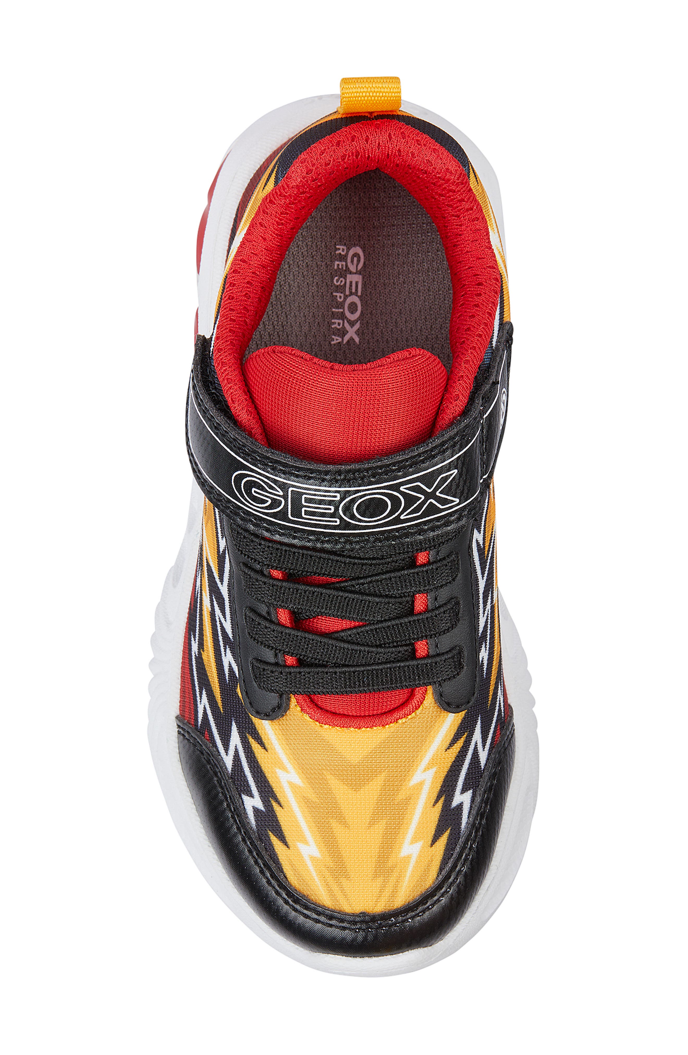 Geox Kids' Assister Light-Up Sneaker, Alternate, color, 