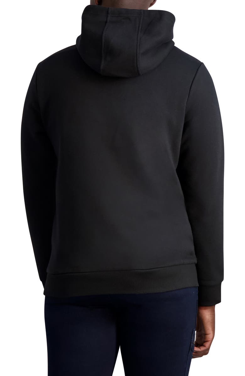 KARL LAGERFELD PARIS Kocktail Karl Pullover Hoodie, Alternate, color, 