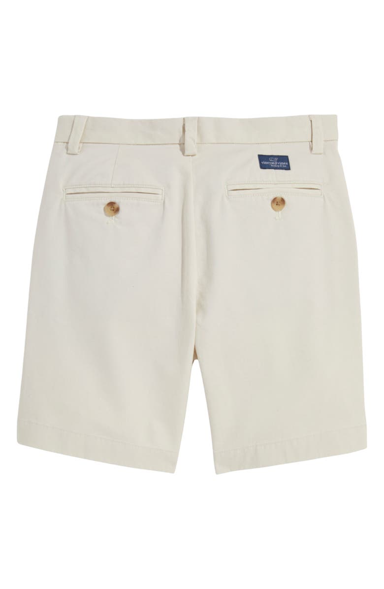 vineyard vines Kids' Breaker Stretch Cotton Chino Shorts, Alternate, color, Stone