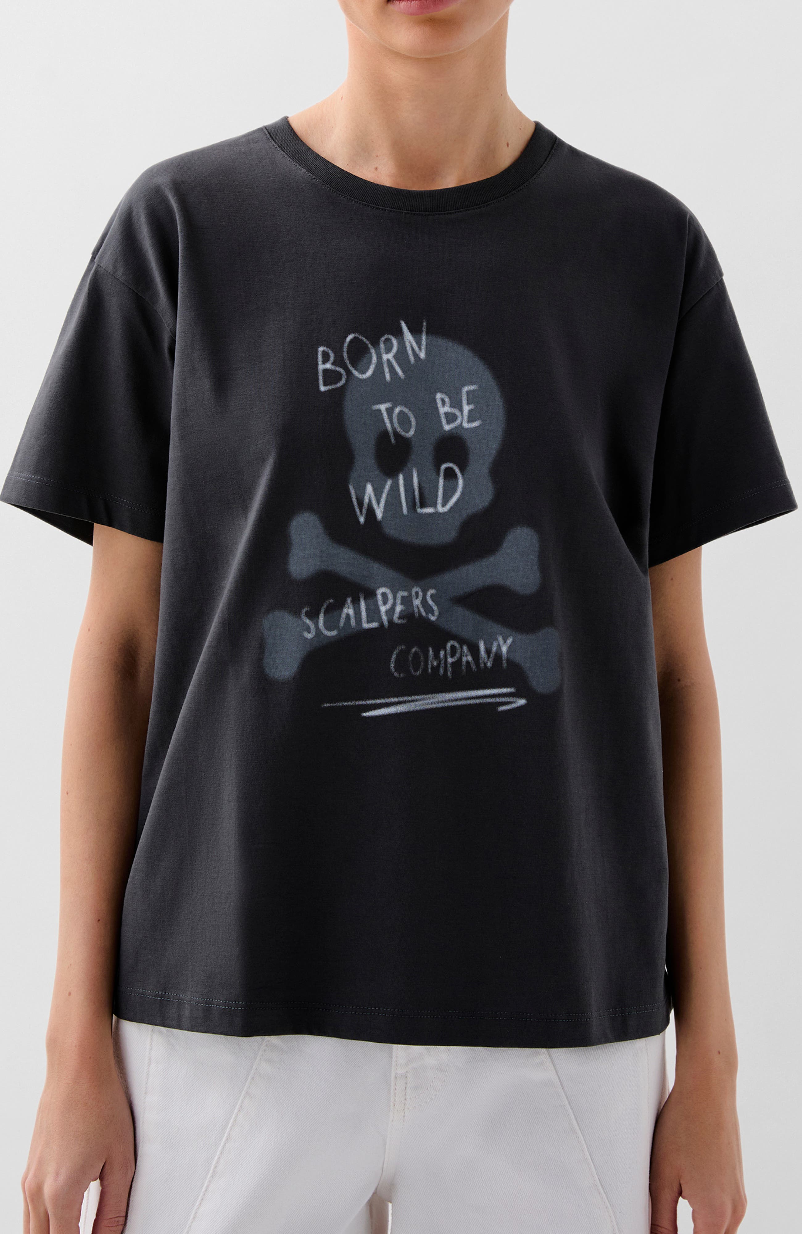 Blurry Skull Tee