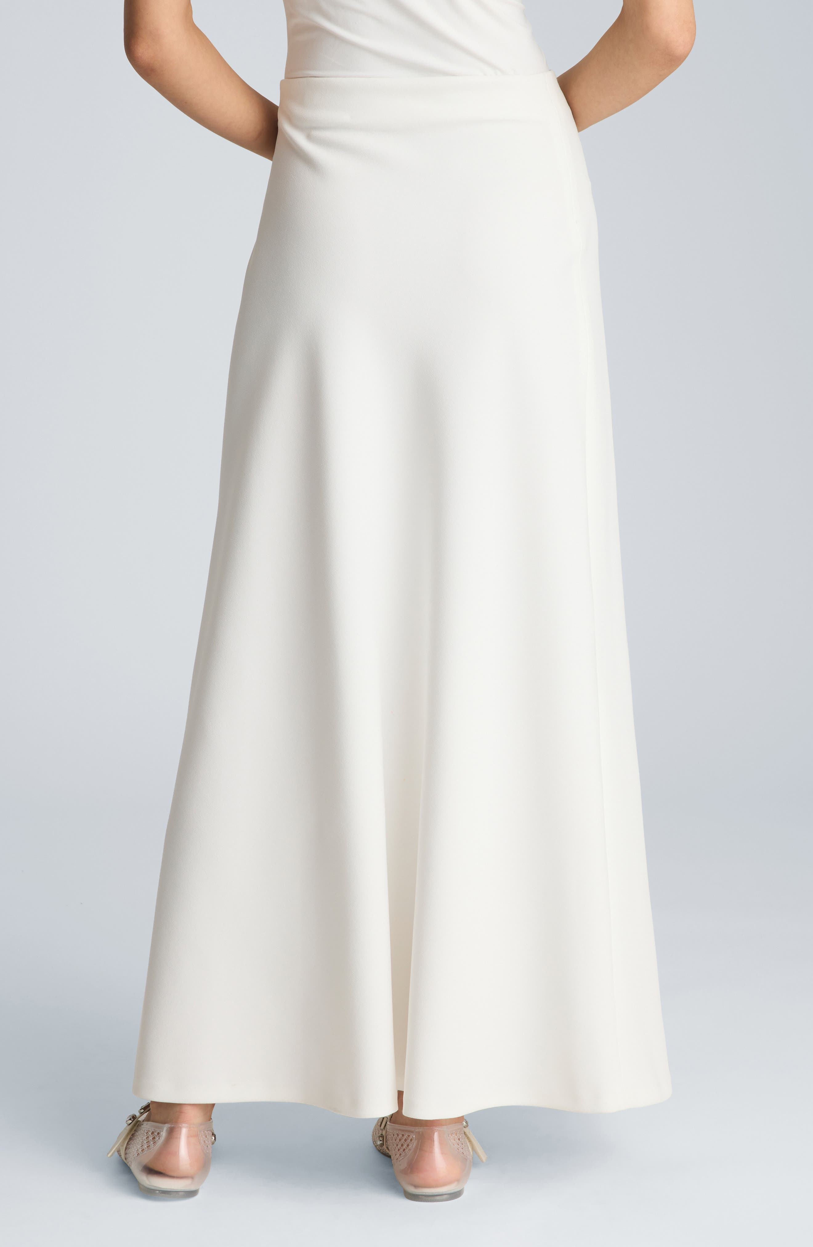 Bias Cut Flared Maxi Skirt - image 2