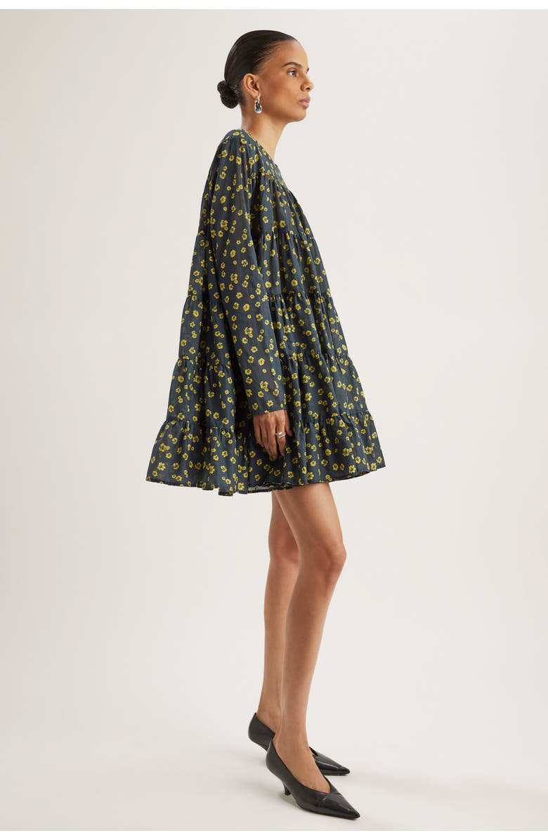 Merlette Soliman Floral Print Dress, Alternate, color,