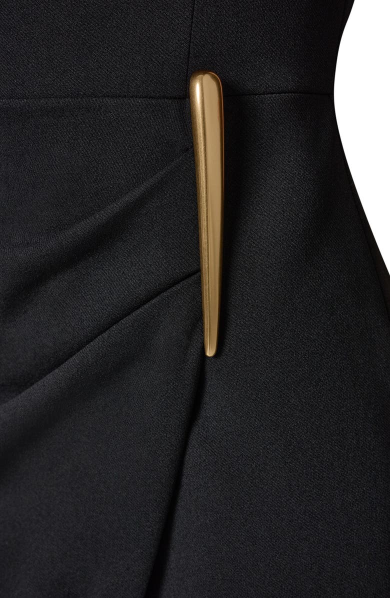 Donna Karan New York Wrap Front Sleeveless Sheath Dress, Alternate, color, 