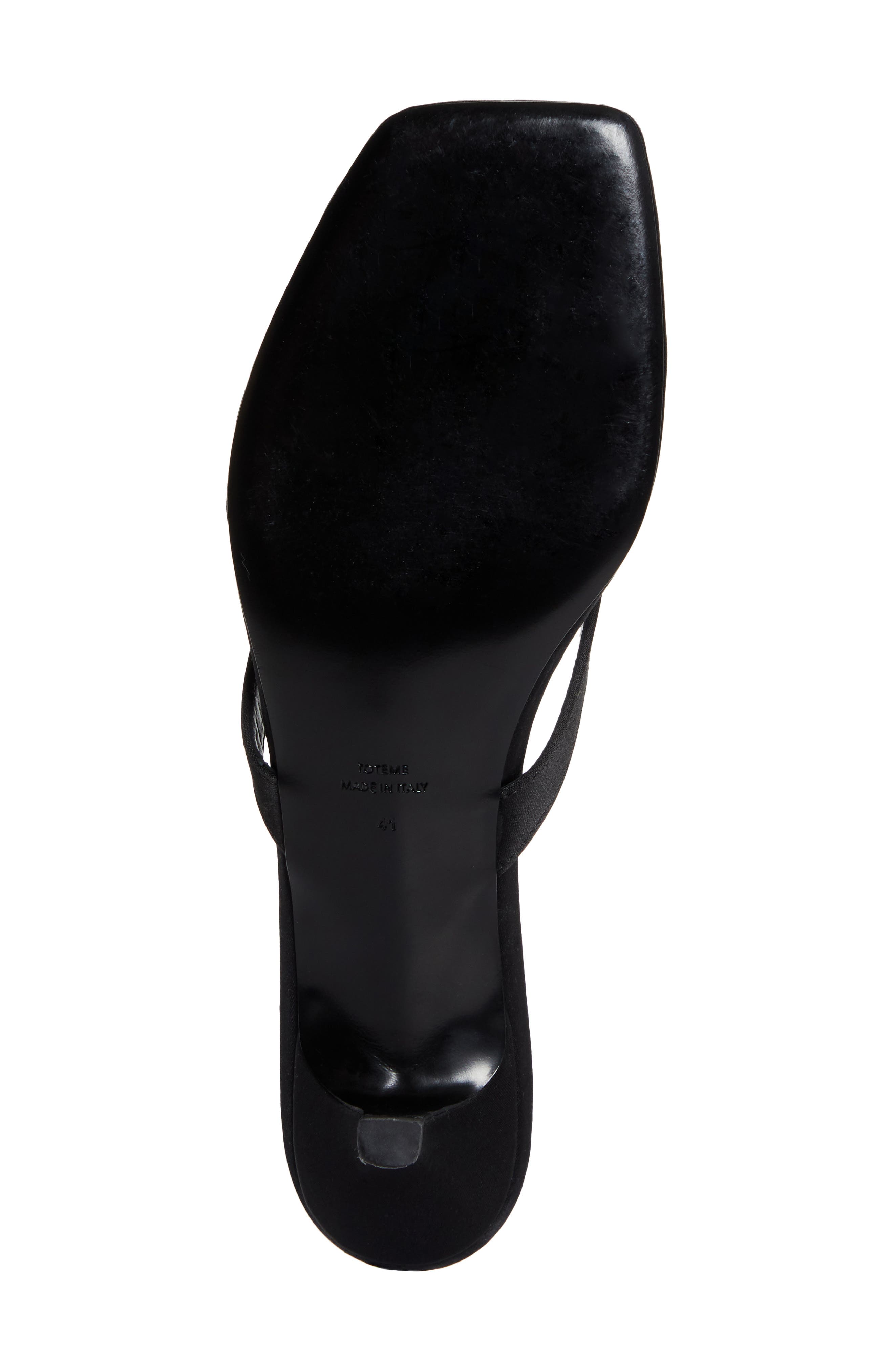 TOTEME Kitten Heel Flip Flop, Alternate, color, Black