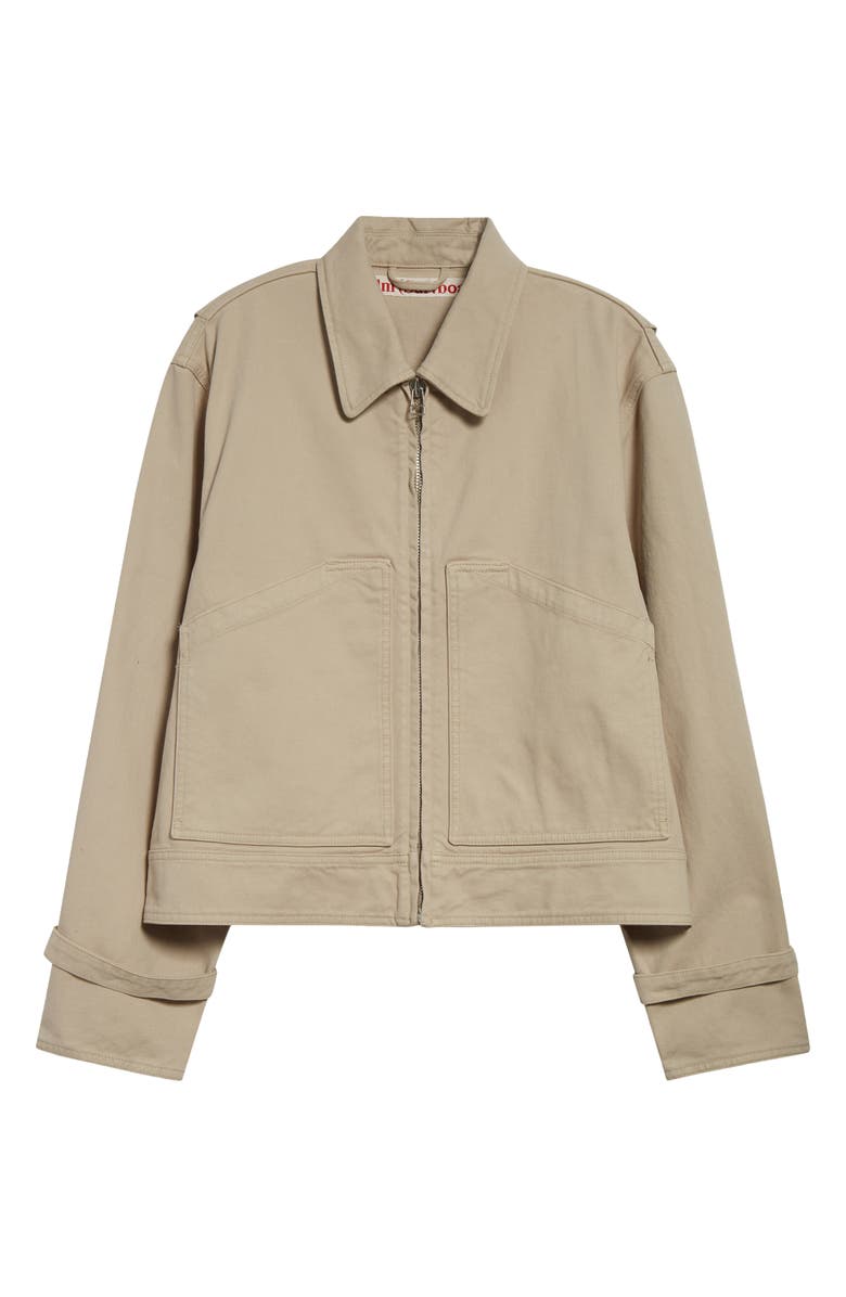 STOCKHOLM SURFBOARD CLUB Cotton Twill Work Jacket, Alternate, color, Sand