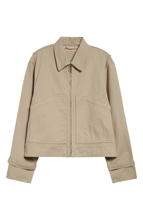 Stockholm Surfboard Club Cotton Twill Work Jacket In Sand