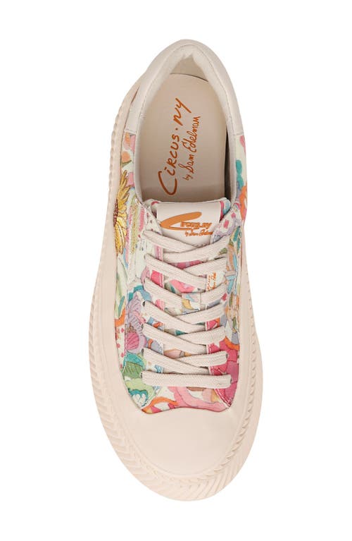 Circus Ny By Sam Edelman Tatum Flower Platform Sneaker In Multi