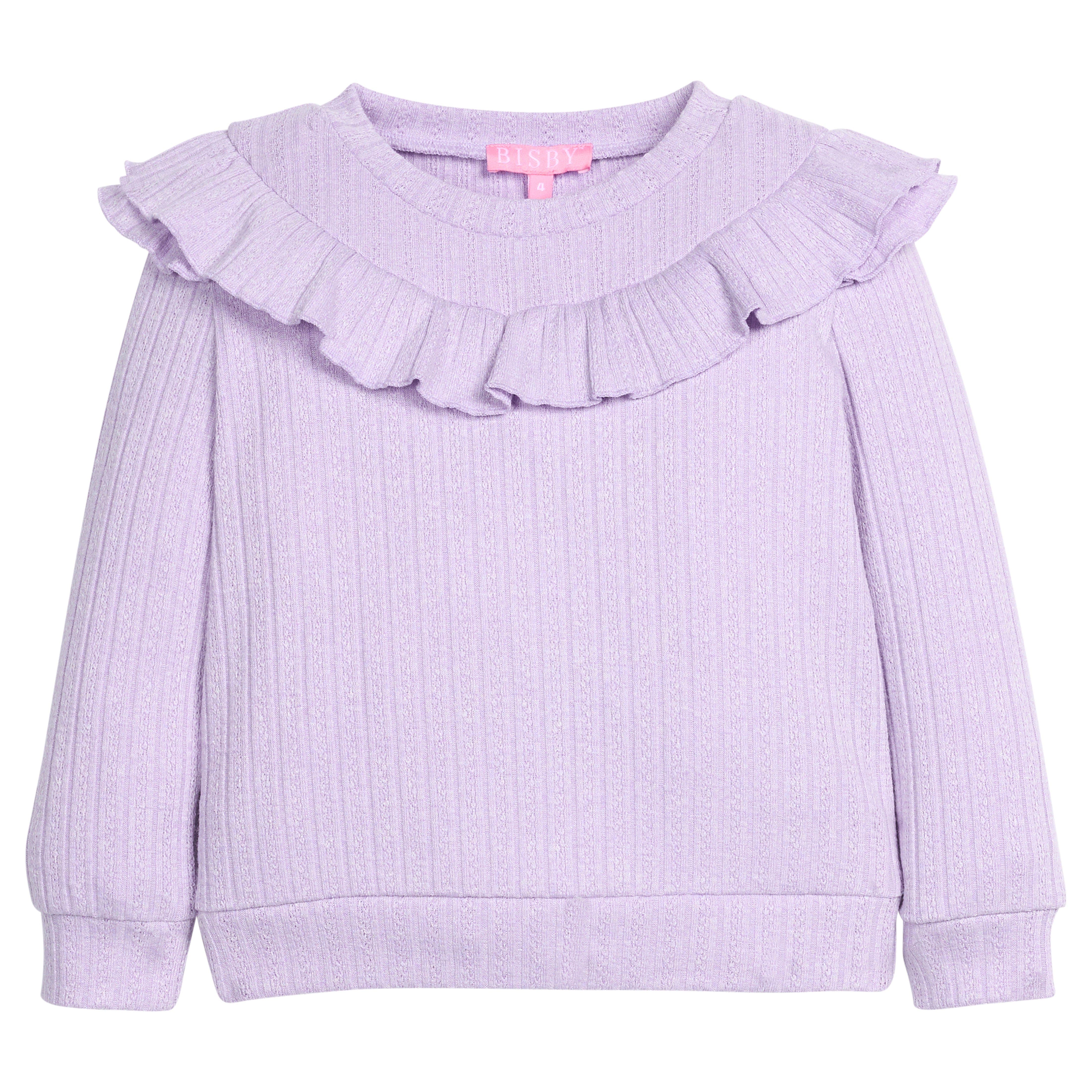 selected Lilac Cableknit
