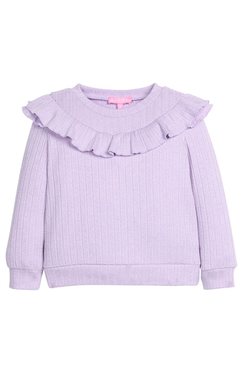 BISBY Kids' Ruffled Jody Top, Main, color,