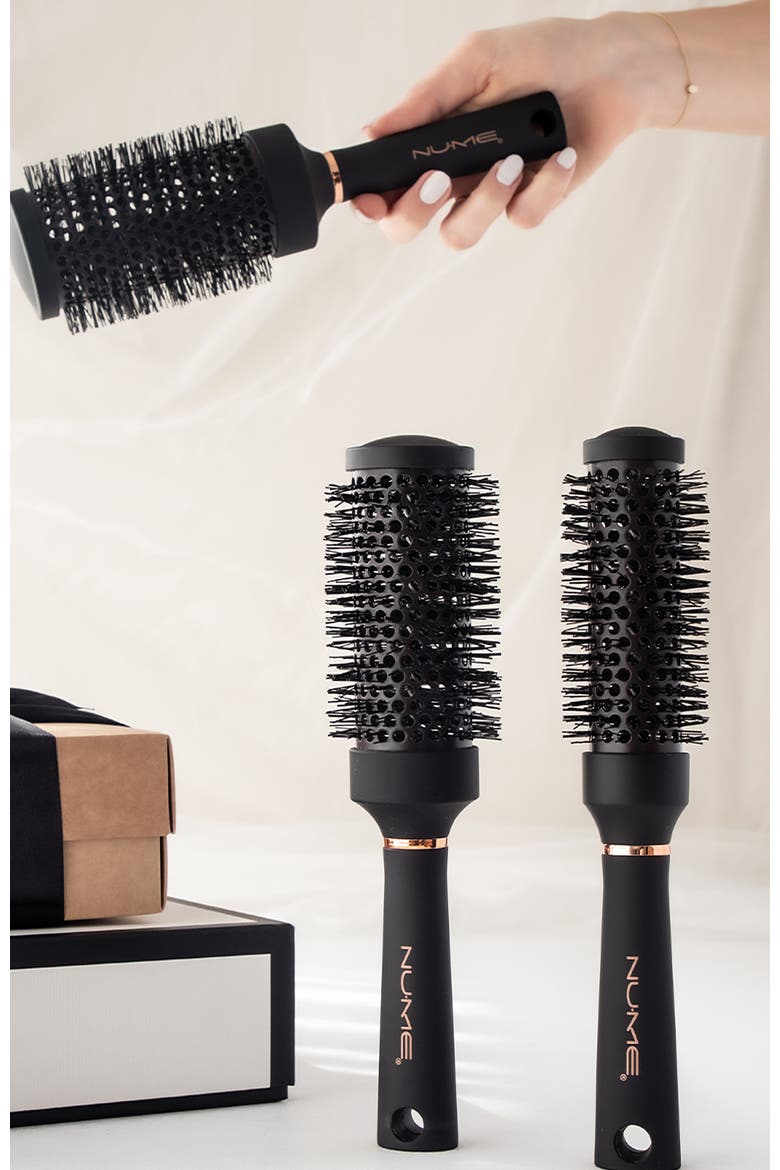 Ionic Round Brush, Alternate, color, Black
