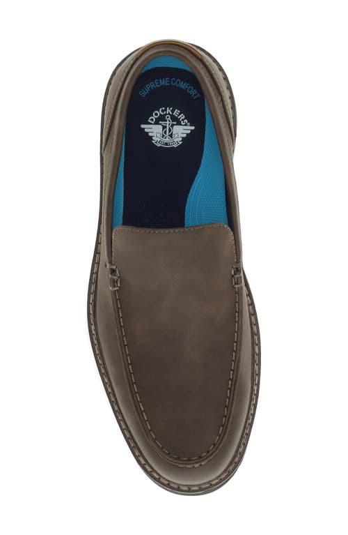 Dockers Mens Elmhurst Dress Casual Slip On Loafer Shoe In Dark Brown