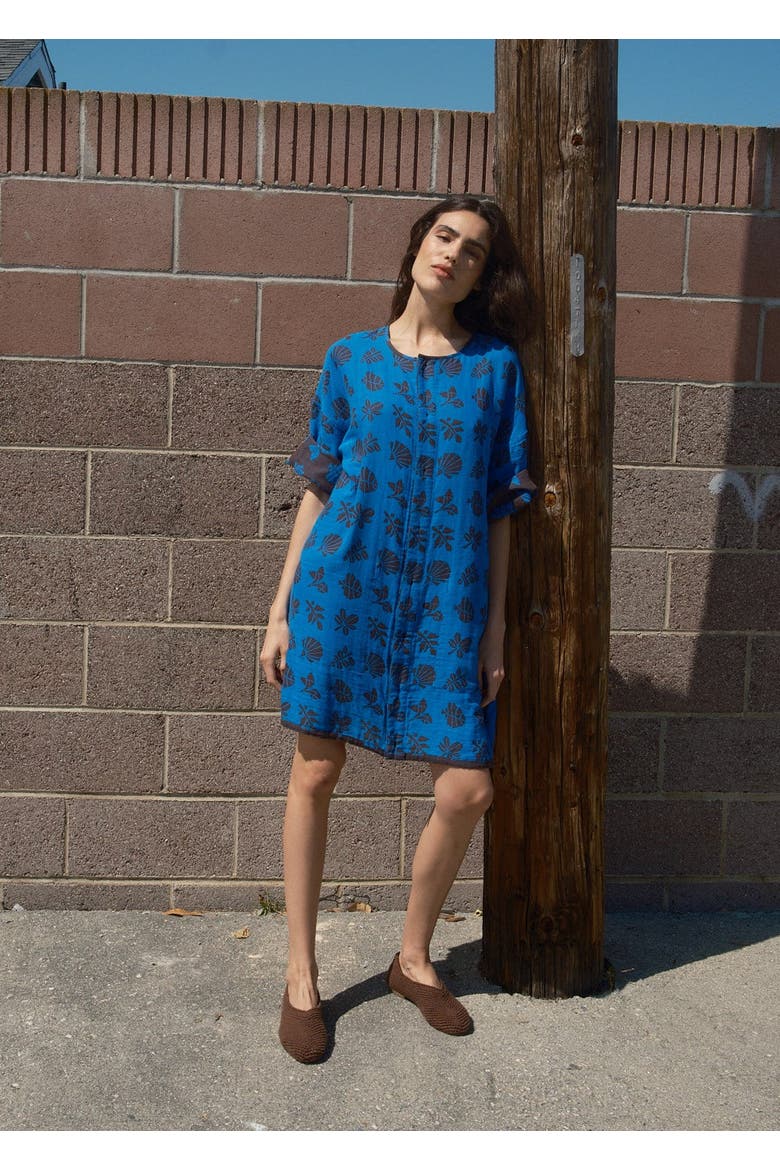 Nova Reversible Shift Dress, Alternate, color, Java