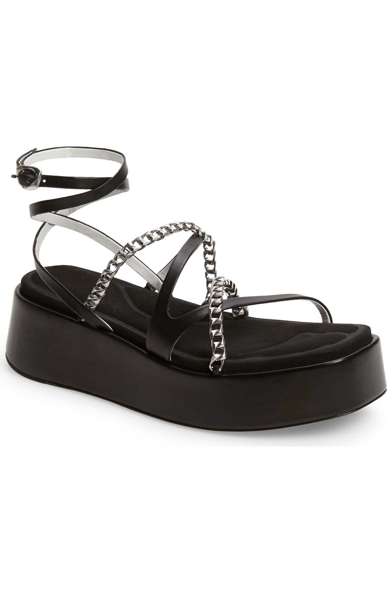 rag & bone Logan Platform Sandal, Main, color,