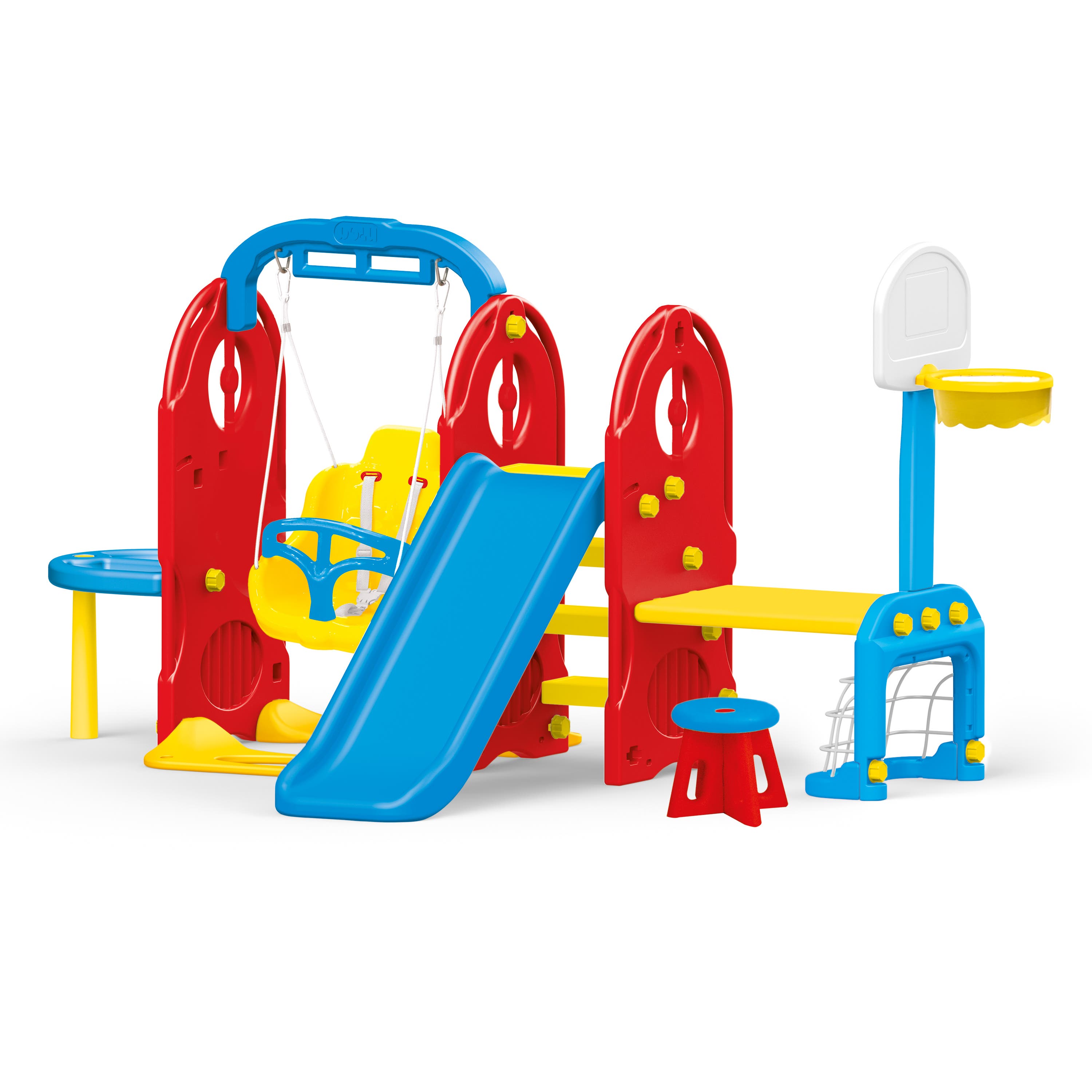 Dolu 7In1 Backyard Playground in Multicolored 