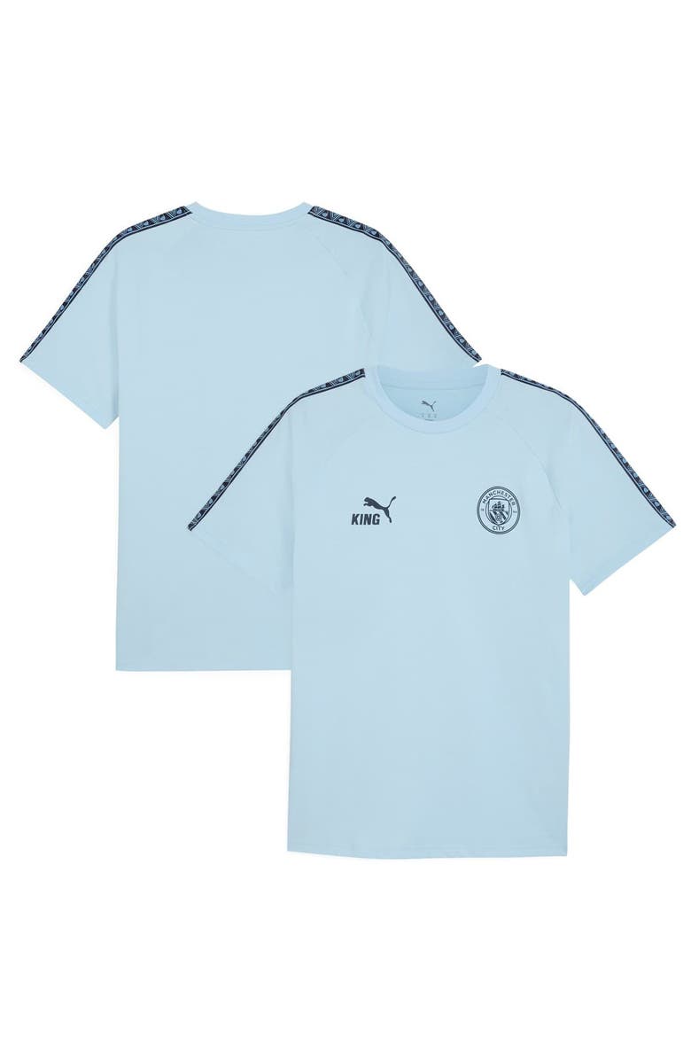 PUMA Men's Puma Light Blue Manchester City King T-Shirt, Main, color, Light Blue