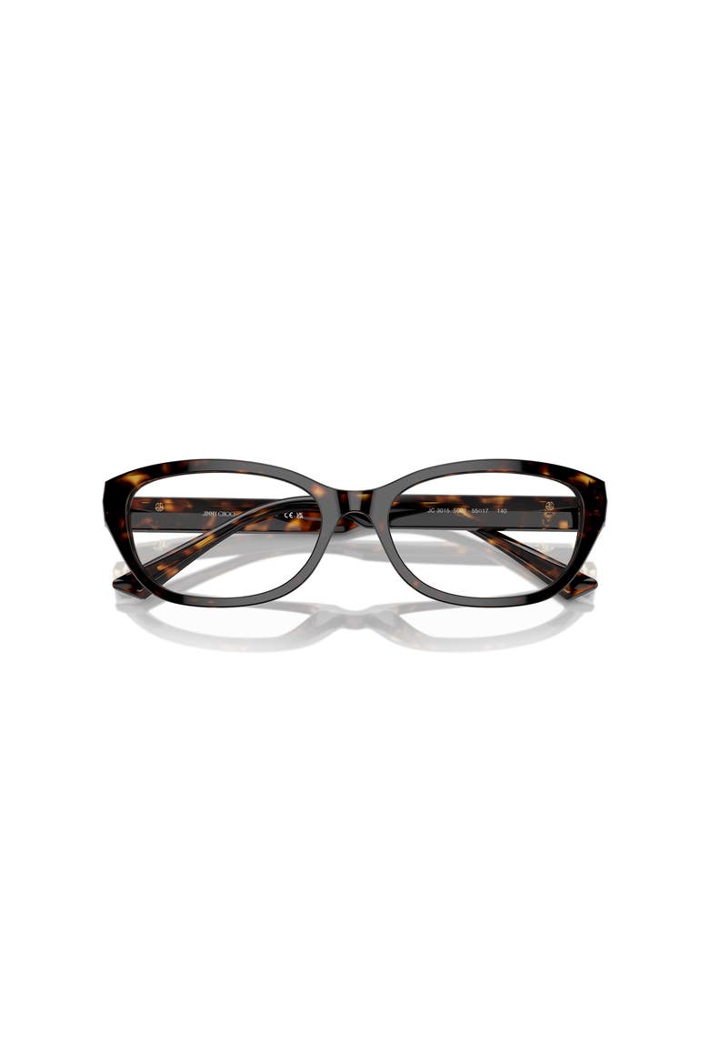 53mm Oval optical glasses, Alternate, color, Tortoise