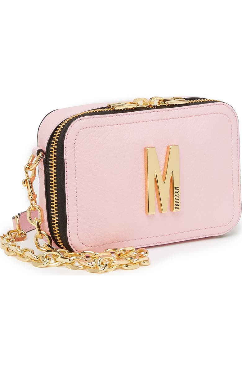Moschino Convertible Leather Belt Bag, Alternate, color,