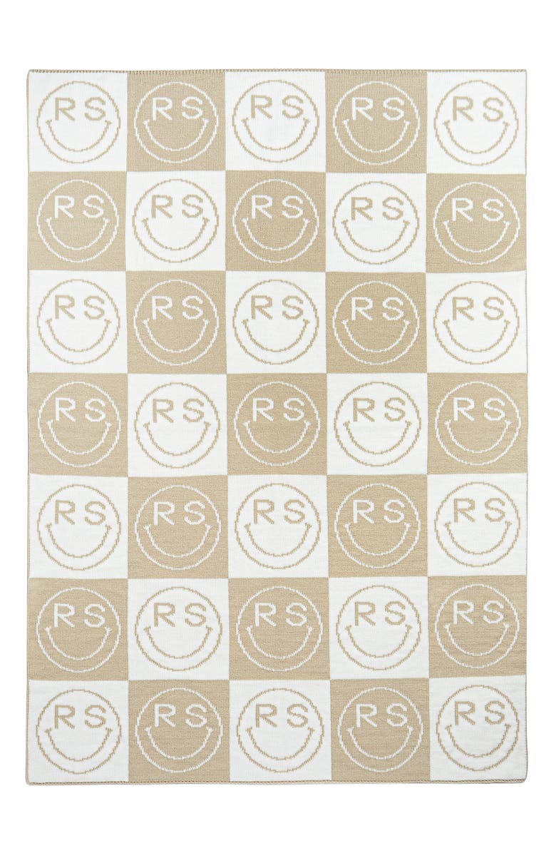 BaubleBar All Smiles Personalized Blanket, Main, color,