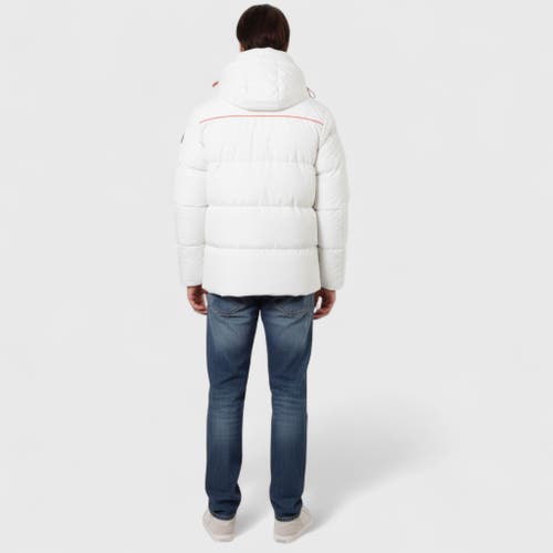 Canada Weather Gear Heavyweight Insulated Puffer Jacket In White