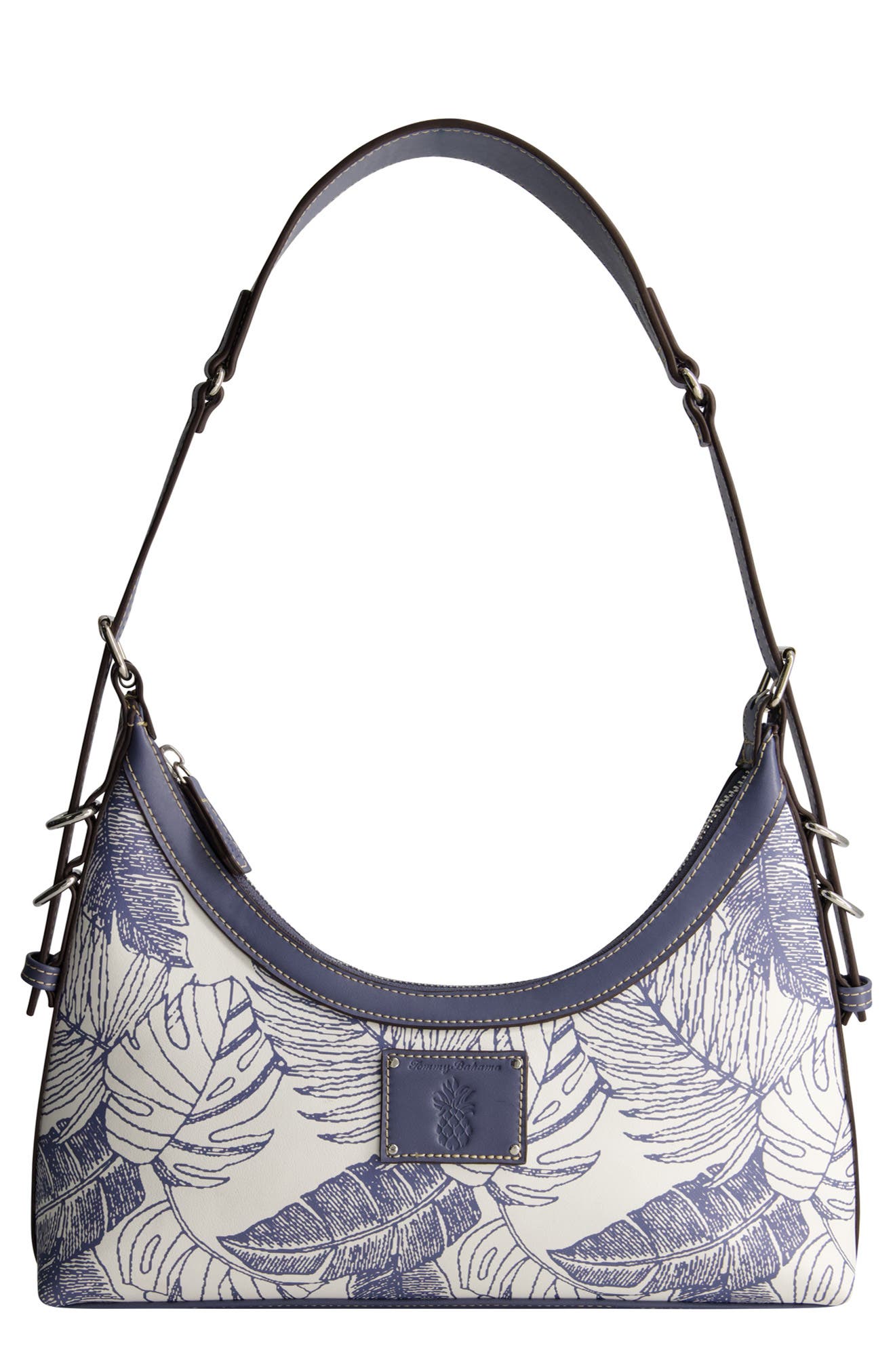 Tommy Bahama Debossed Logo Hobo Bag