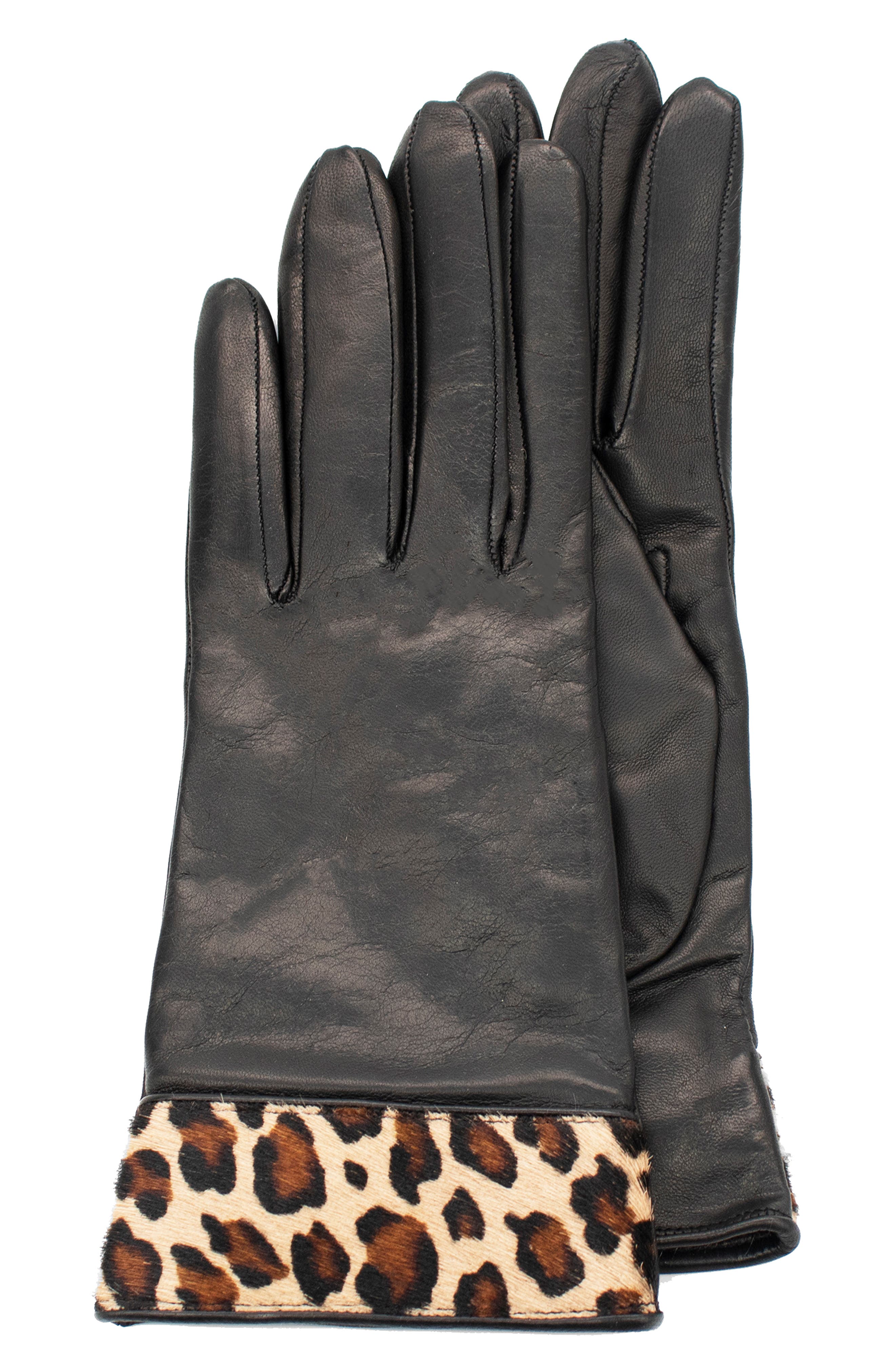 Leather Cashmere Lined Gloves