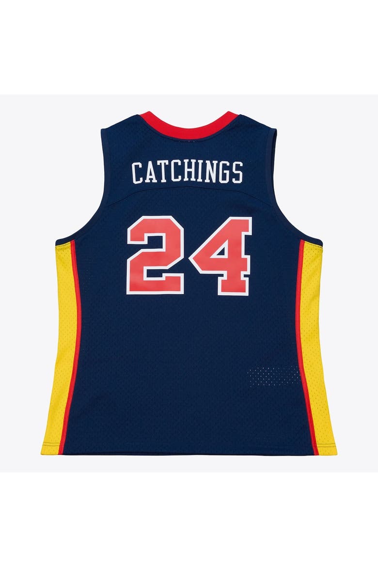 Unisex Mitchell & Ness Tamika Catchings Navy Indiana Fever Court Origins Swingman Jersey, Alternate, color, Navy