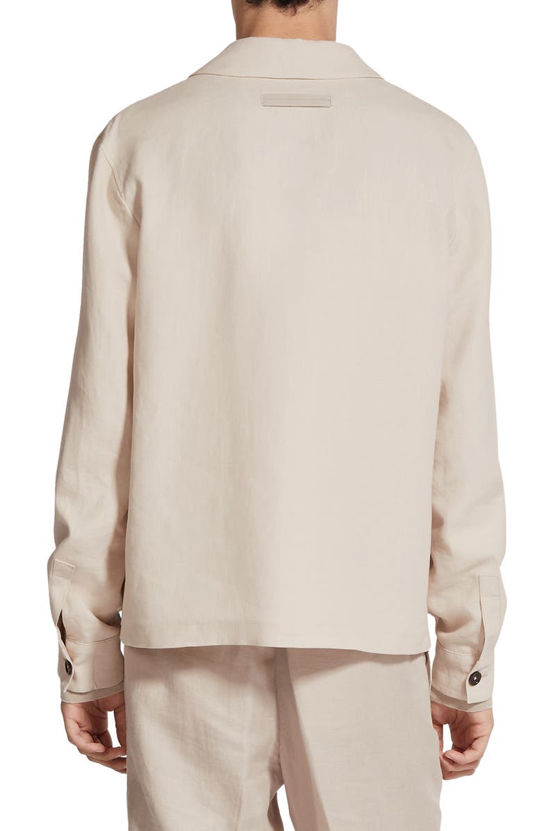 ZEGNA Oasi Linen Chore Jacket, Alternate, color,