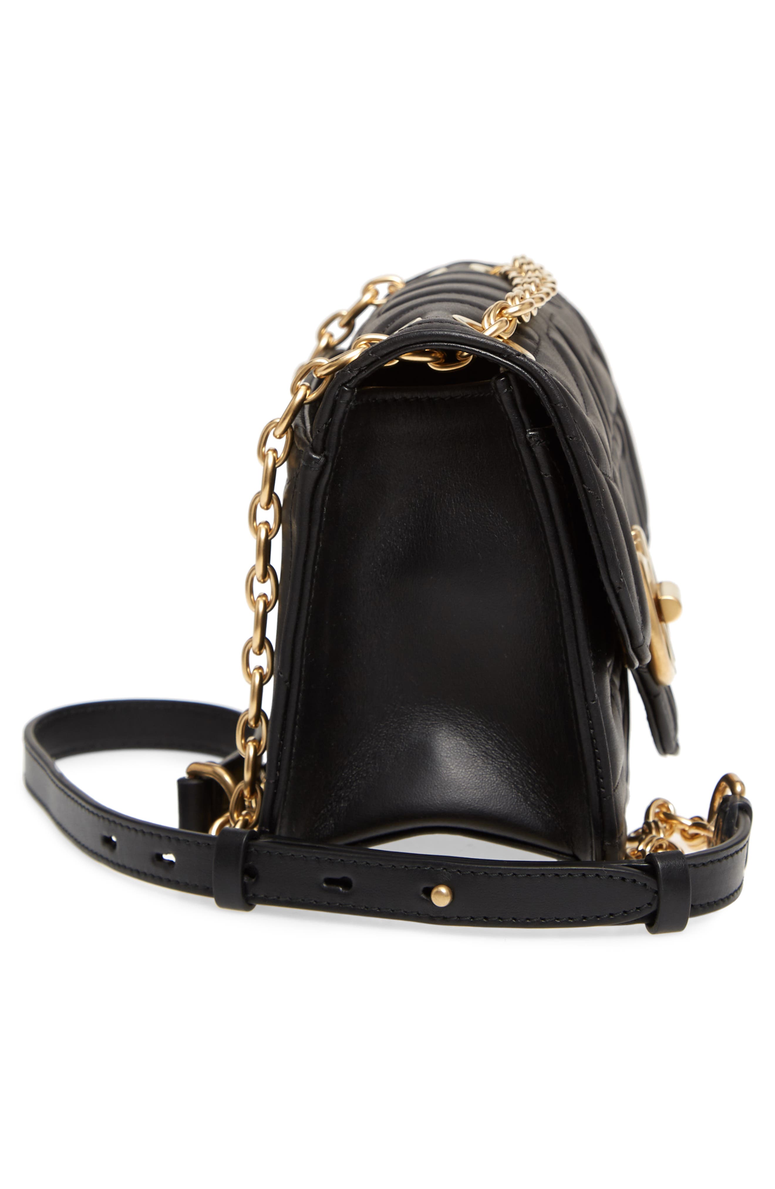 FERRAGAMO Salvatore Ferragamo Quilted Gancio Leather Shoulder Bag, Alternate, color, 