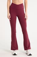 90 DEGREE BY REFLEX Superflex Madison Crossover Flared Leggings