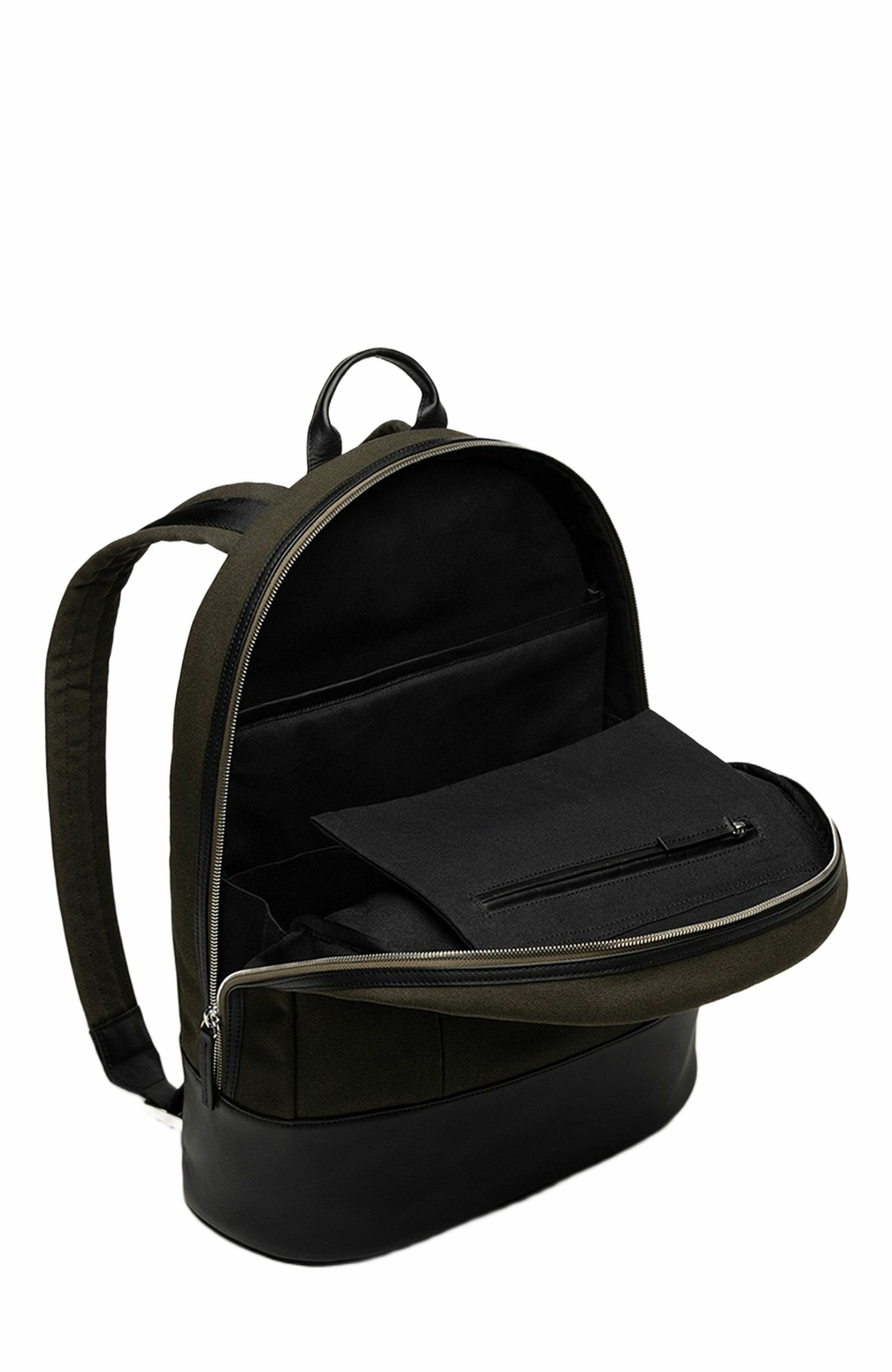 Want Les Essentiels Kastrup Organic Cotton Canvas Backpack, Alternate, color, Green