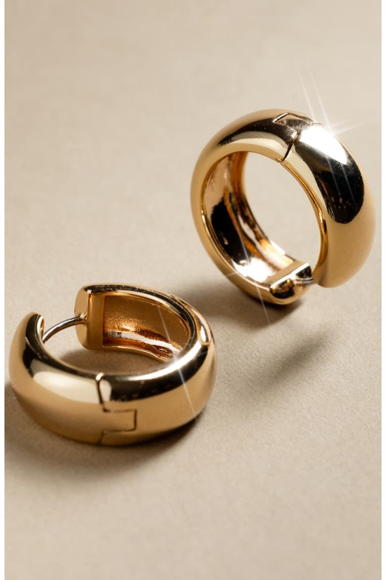 Sol Hoop Earrings, Alternate, color, RHODIUM PLATED