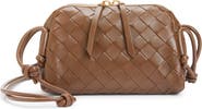 Bottega Veneta Mini Concert Intrecciato Leather Crossbody Bag