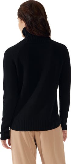 Emma Cashmere Relaxed Turtleneck Sweater