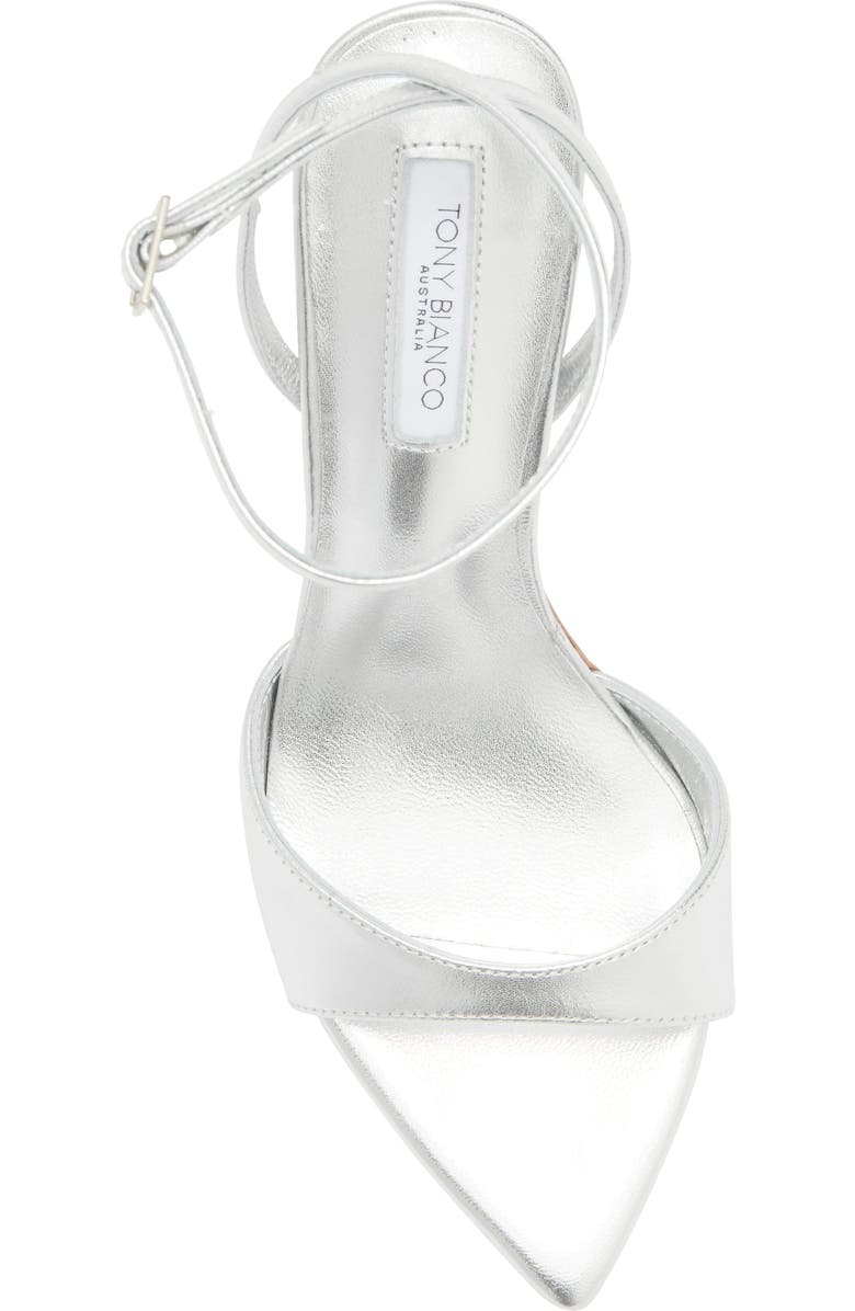 Tony Bianco Molly Loafer, Alternate, color, Silver Nappa Metallic