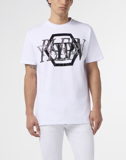 Round Neck T-Shirt Logo Stones Men