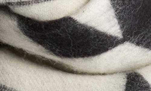 Allsaints Toni Houndstooth Scarf In Black