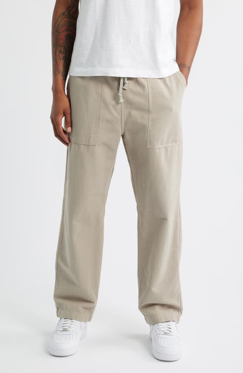 Organic Cotton Canvas Drawstring Chef Pants