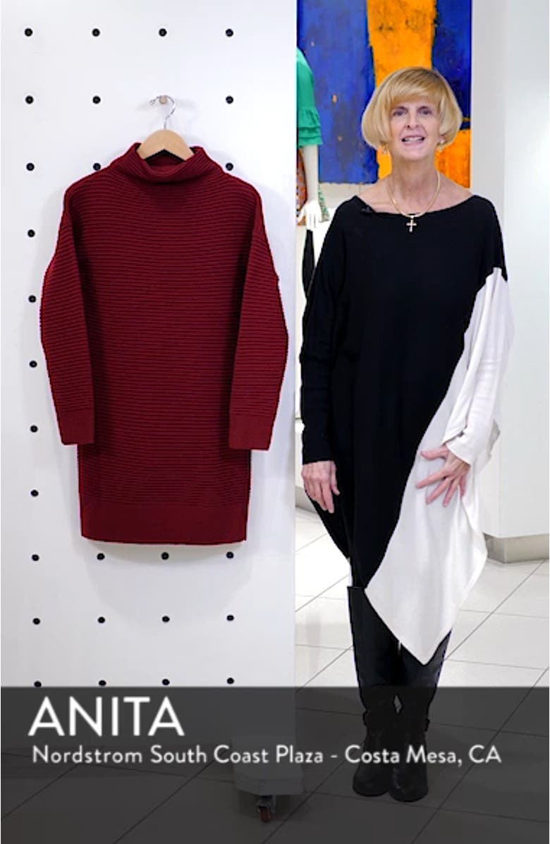 Skyscraper Merino Wool Sweater Dress, sales video thumbnail