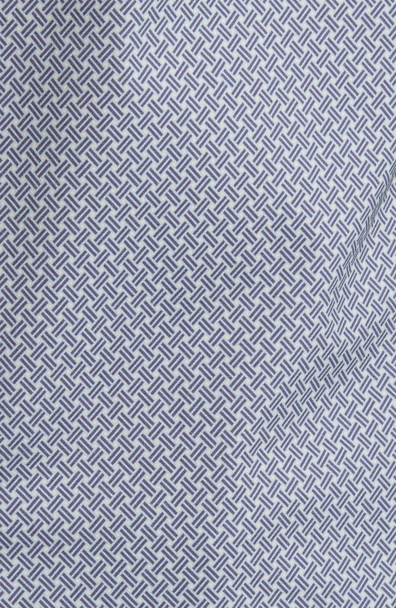 Bugatchi James OoohCotton<sup>®</sup> Geometric Print Stretch Cotton Button-Up Shirt, Alternate, color, Khaki