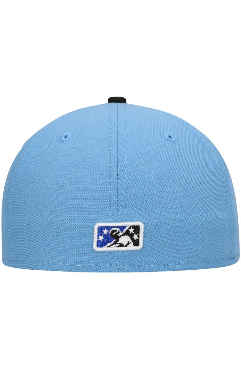New Era Men's New Era Light Blue Omaha Storm Chasers Authentic Collection Team Alternate 59FIFTY Fitted Hat, Alternate, color, 