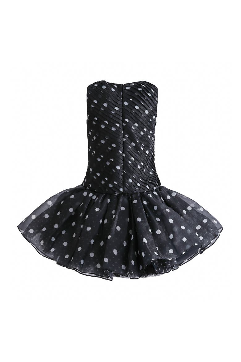 Calivra Polka Dot Dress, Alternate, color, Black