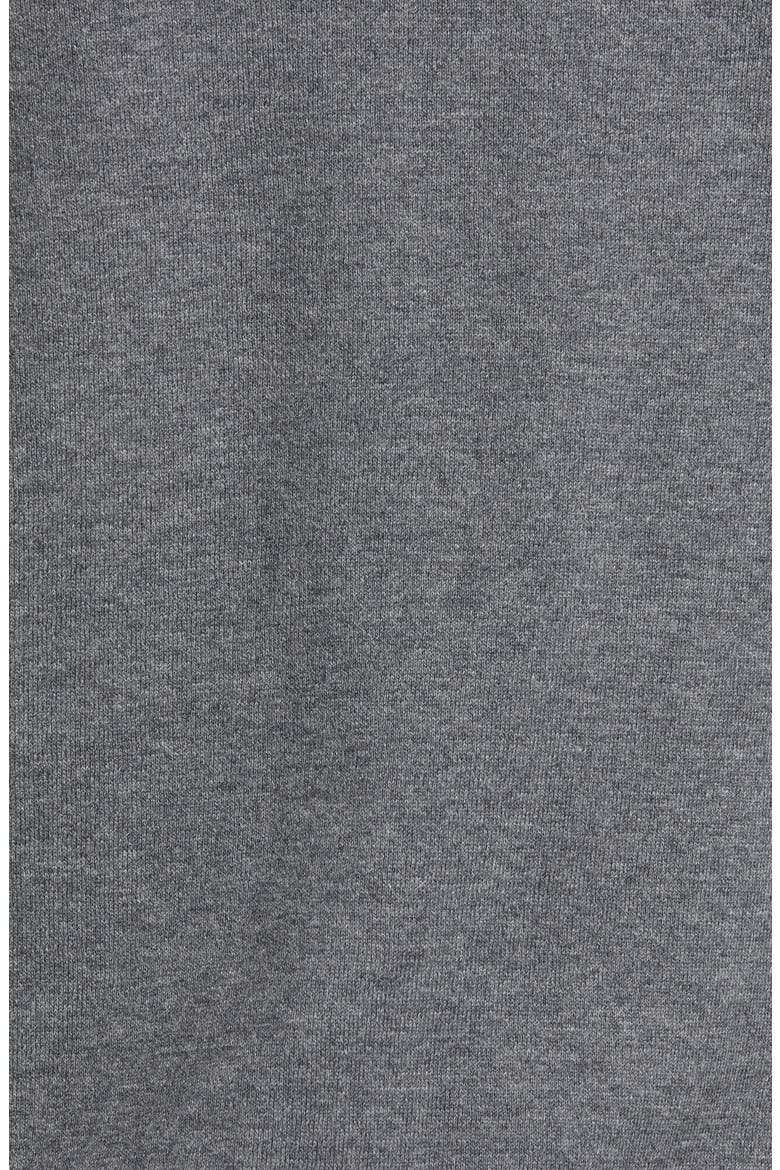 Cotton V-Neck Sweater, Alternate, color, CHARCOAL