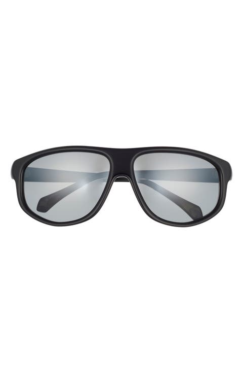 Gender Inclusive ME6033U 62mm Oversize Square Gold Sunglasses