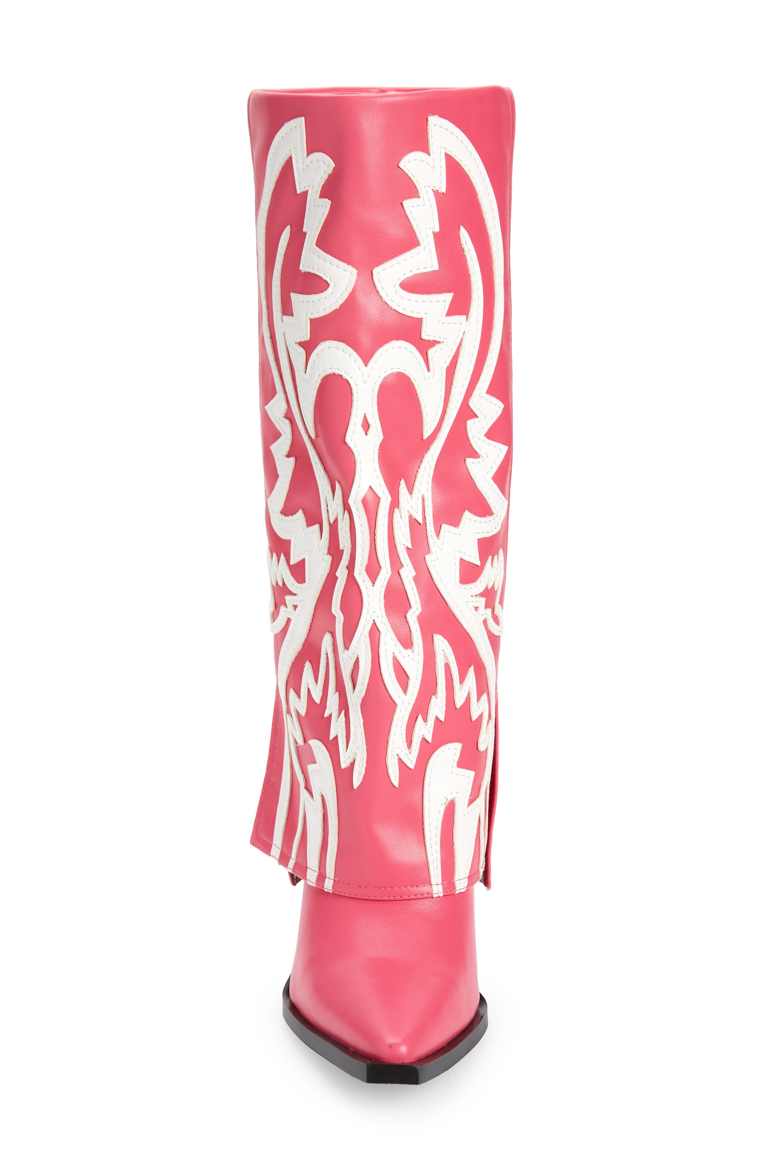 AZALEA WANG Simply Foldover Shaft Boot, Alternate, color, 